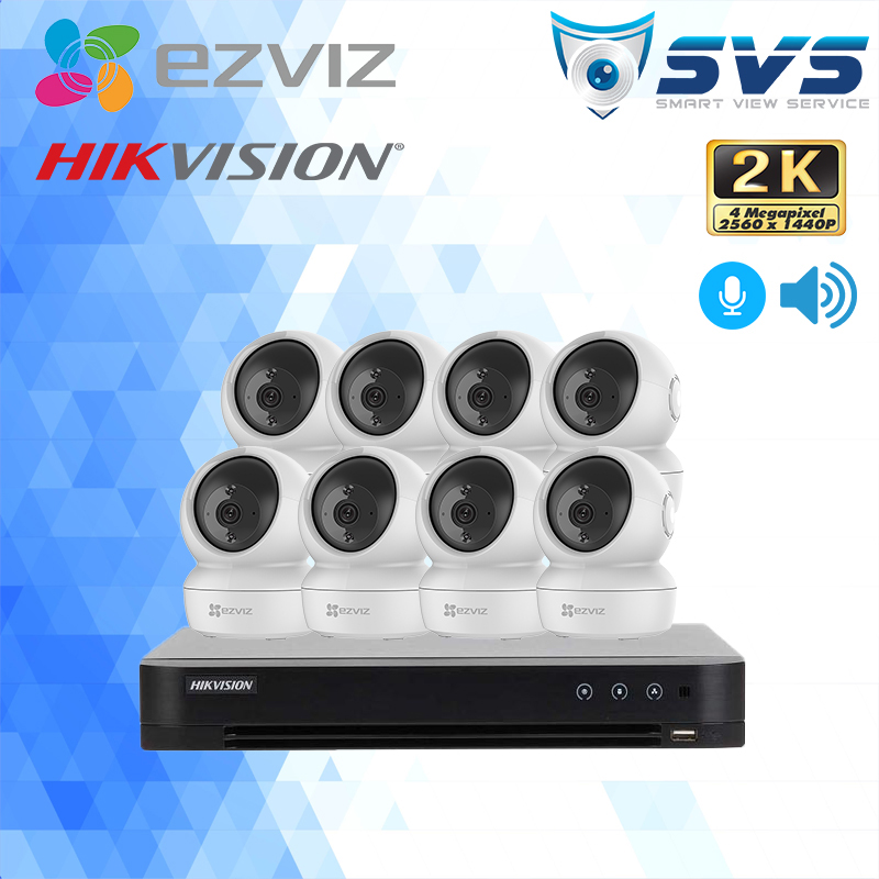 Trọn bộ 8 Camera EZVIZ C6N 4.0MP