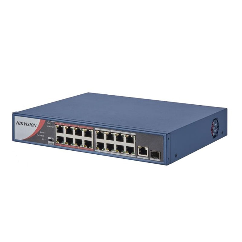 Switch mạng 16 cổng PoE 100M (1 cổng uplink)