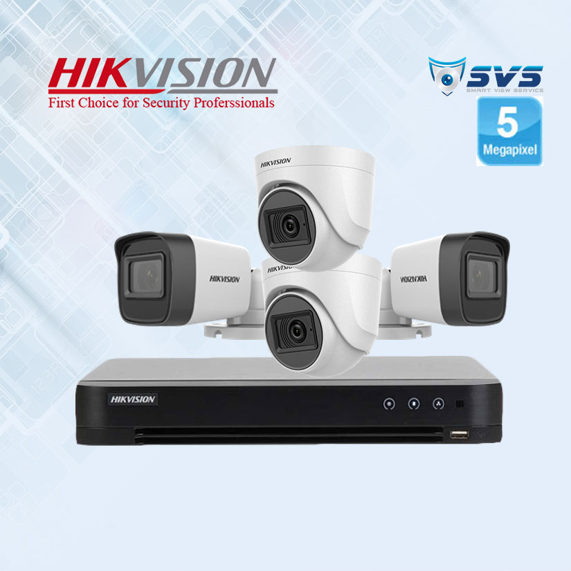 Trọn Bộ 4 Camera 5.0MP Hikvision Siêu Nét