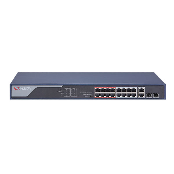 Switch mạng 16 cổng PoE 100M (2 cổng uplink)